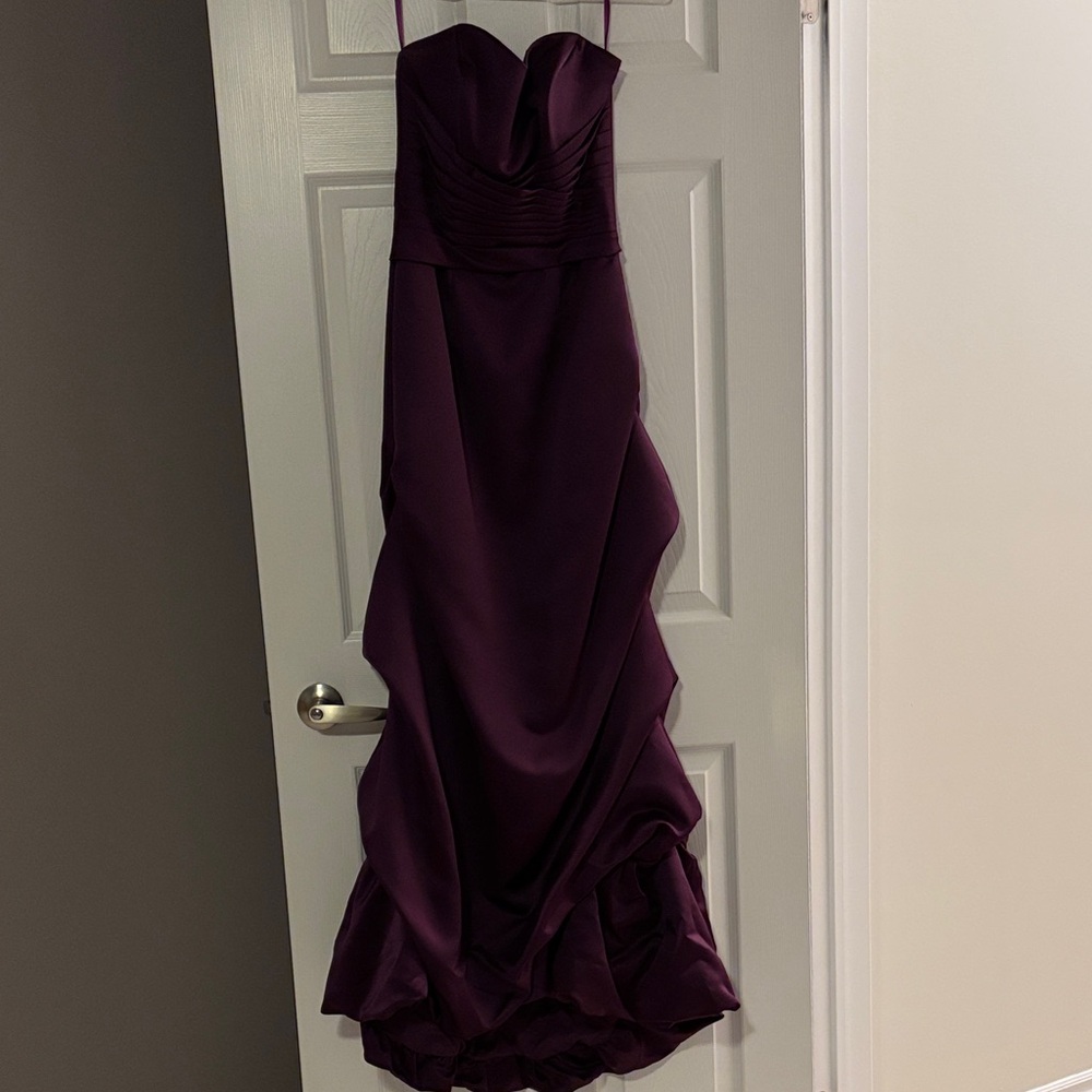 Impressions Deep Purple Strapless Dress